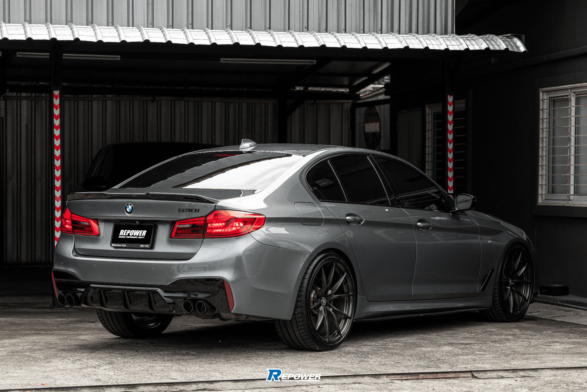 BMW 5 Series G30 530i 2017 Grey · Corven Forged CF-104M
